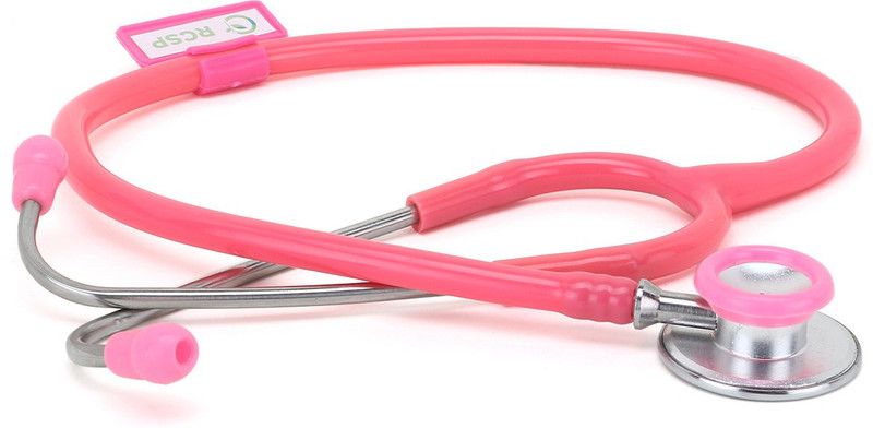 RCSP stethoscope for doctors Micro Plus students medical Professional Version Pink Acoustic Stethoscope  (Pink)
