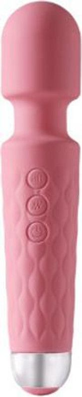 MUSLEK Handheld Wand Massager Vibrator M162 Personal Body Wand Massager Vibrator Mini Handheld Rechargeable Waterproof M162 Massager  (Pink)