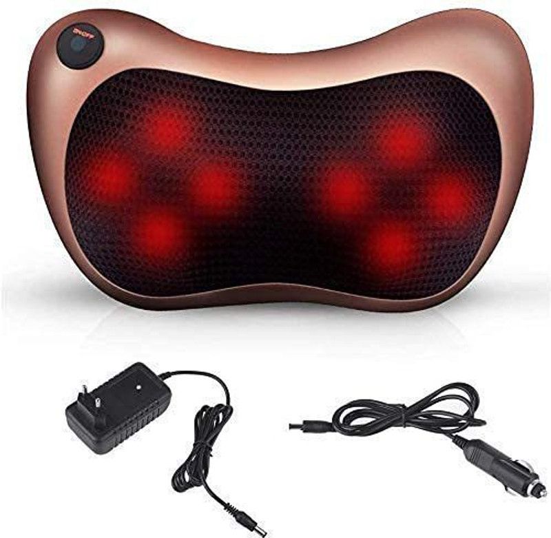 Shofo Shop pillow Neck Massager Cushion Relax Neck / Back / Shoulder Cushion Muscle Relieve Car Home Use pillow Neck Massager Cushion Relax Neck / Back / Shoulder Cushion Muscle Relieve Car Home Use Massager  (Multicolor)