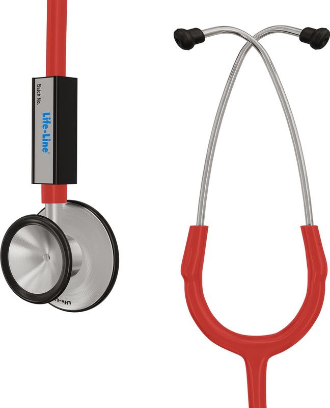Life Line STH012-RD Acoustic Stethoscope  (Red)
