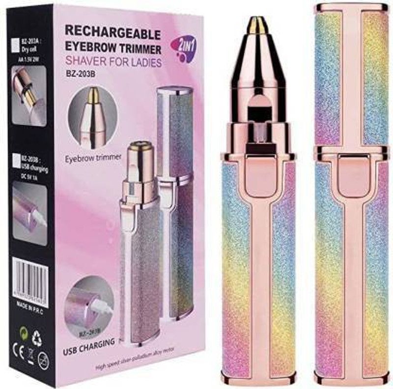 JYORESHA Eyebrow Hair Remover Set sweet Shaving Style Women Trimmer Trimmer 60 min Runtime 2 Length Settings  (Multicolor)