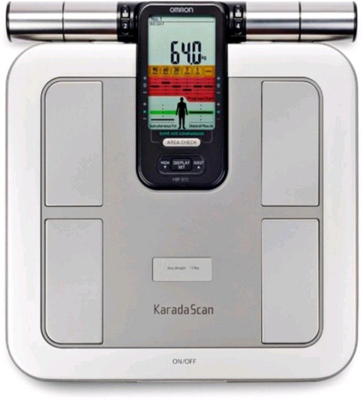 OMRON HBF-375 Body Fat Analyzer  (White)