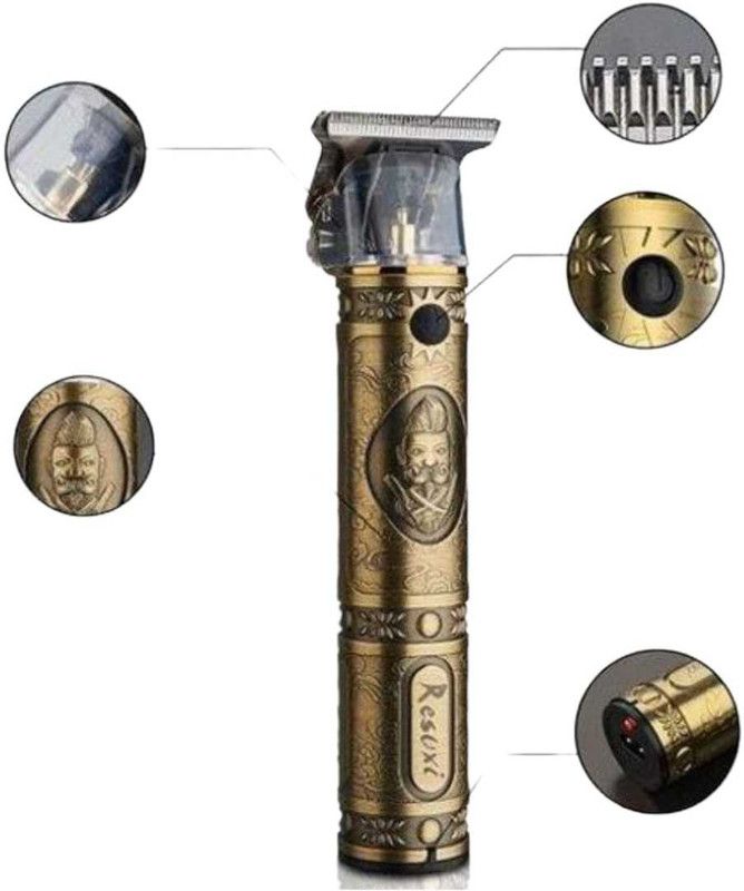 UZAN� Professional Golden t99 Trimmer Haircut Grooming Kit Metal Body Rechargeable 44 Trimmer 120 min Runtime 12 Length Settings  (Gold)