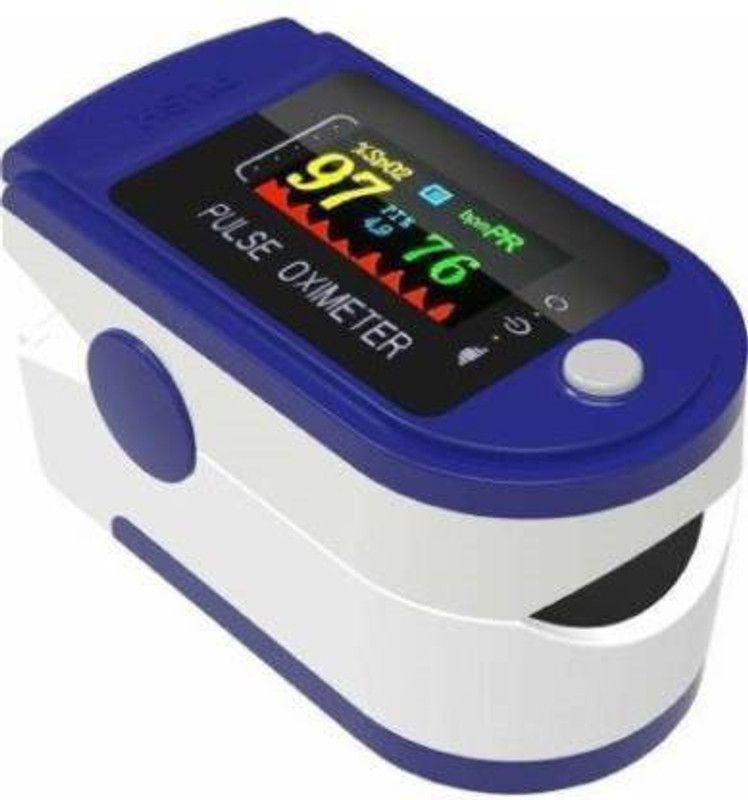 FUFA Professional Series Finger Tip With Audio Visual Alarm and Respiratory Index Pulse Oximeter Pulse Oximeter  (Blue, White)