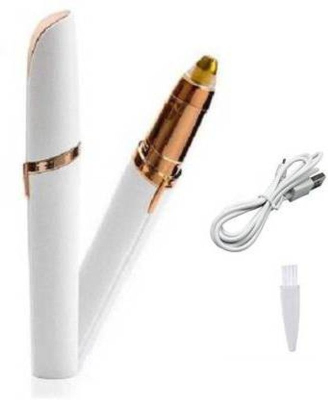 DEVICE OF PL Flawless Facial hair remover Runtime: 45 min Trimmer for Women (White) Trimmer 30 min Runtime 1 Length Settings  (White)