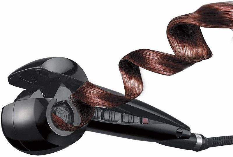 radhe creation Professional Pro Perfect Ladies Curly Hair Machine Curl Secret Hair Curler Roller with Revolutionary Automatic Curling Technology for Women Girls (Black) Electric Hair Curler  (Barrel Diameter: 4 cm)