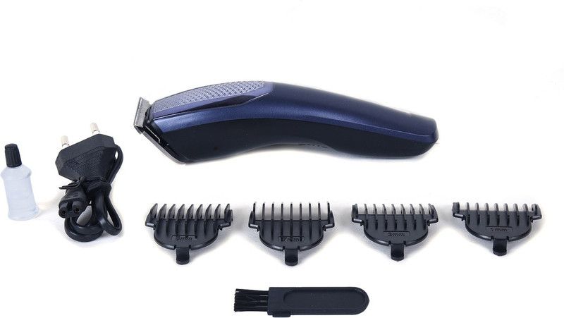 Anushmeet Adjustable Length Setting, Ultra Sleek Beard Trimmer Trimmer 60 min Runtime 10 Length Settings  (Blue)