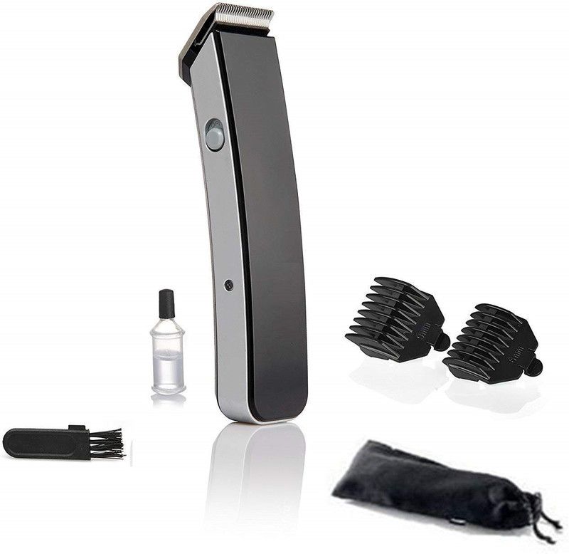 U Z A N ® Jacket Black - Rechargeable Cordless Beard Trimmer Trimmer 46 min Runtime 4 Length Settings  (Silver, Black)