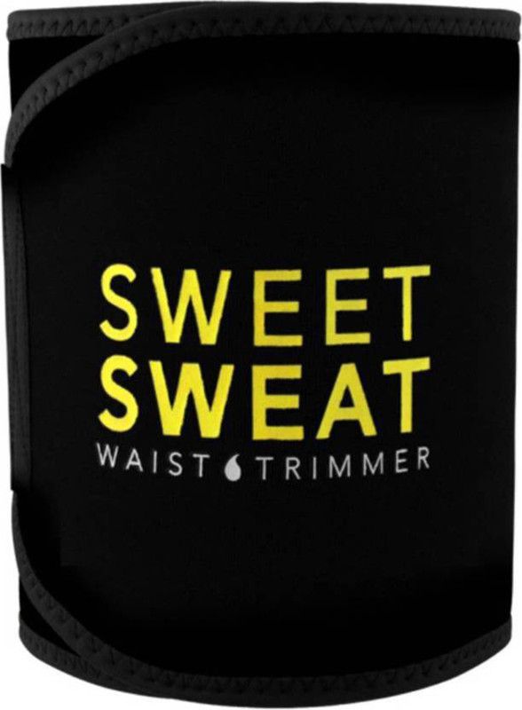 RBS Sweat Slimming "Free" Size Belt For fat cutter Unisex Belt Digital Slimming Belt (Black) Slimming Belt  (Black)