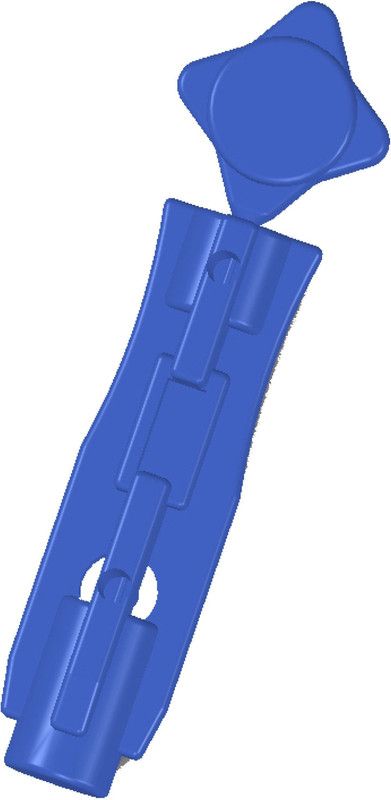 Control D 200 Blue Glucometer Lancets  (200)