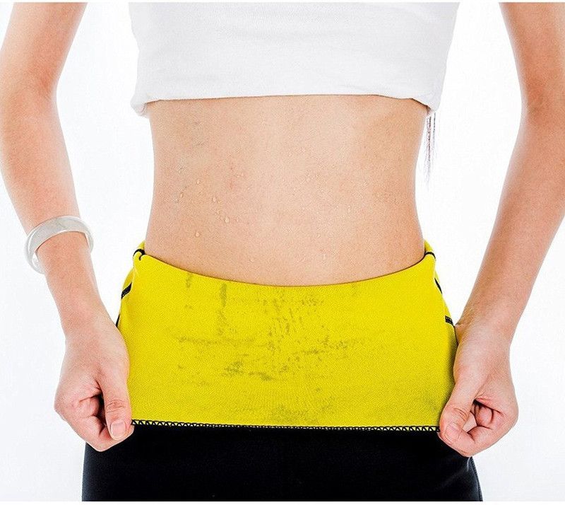 Svello Hot Slimming Shaper Slimming Belt,Tummy Shaper Slimming Belt,Waist Shaper Slimming Belt Slimming Belt  (Black, Yellow)