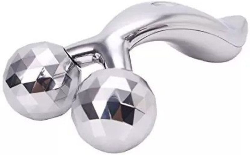 Home Rush 3d Massager Y Shape Aluminium Microcurrent Face Platinum Roller Massager  (Silver)