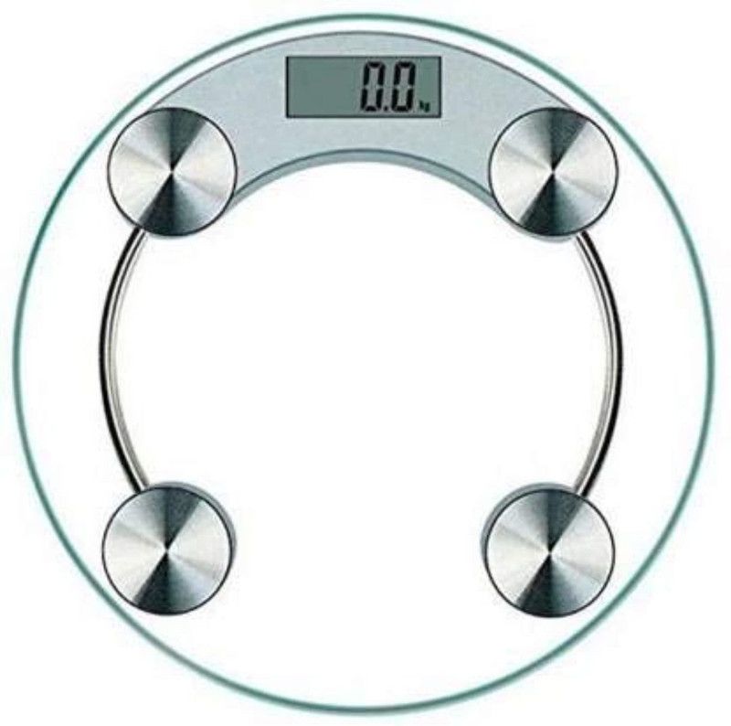 SMB ENTERPRISES tempered glass digital, weight machine for kitchen, body weight machine, weight machine for human body (180 KG) Weighing Scale  (Clear)