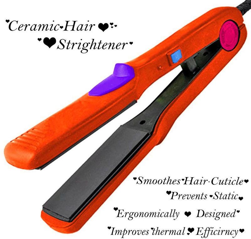 NOVVAAE women straightener high quality product NHC 522CRM Hair Straightener  (Multicolor)
