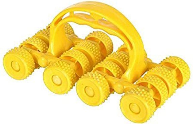 DP HandMade Wheels Massager Accupressure Pyramidal Body Care Pyramidal Body Care Acupressure Magnetic Massager with Auto adjustable Wheels Massager Massager  (Yellow)