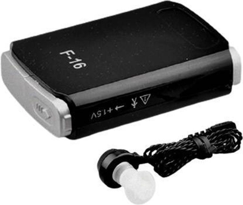 rsc healthcare New Sound Enhancement Amplifier Hearing aid Machine Easy To Use AXON For Old Age With 2 Extra Wires Sound Enhancement Pocket Hearing Aid device In the Ear Hearing Aid  (Black)