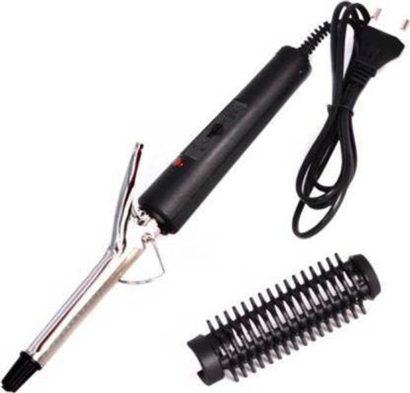 flying india Professional HairStyler 471 B Ceramic AntiStatic Curler Temperature Control F6 Electric Hair Curler  (Barrel Diameter: 1 cm)