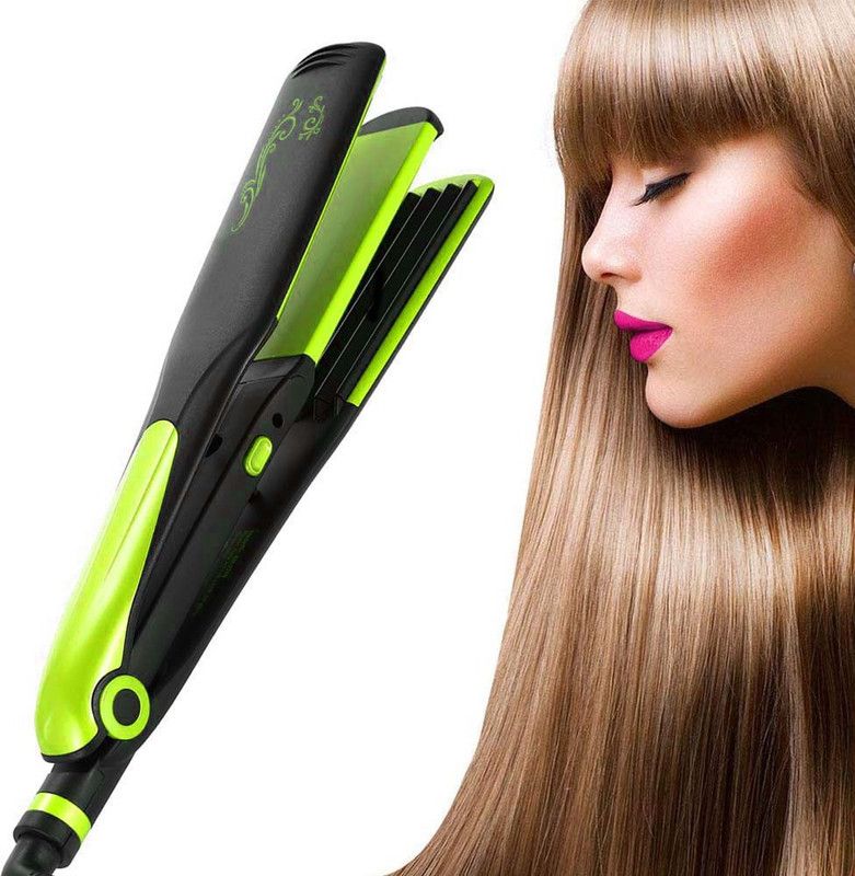 KKMII New professional high quality hair straightener crimper for women person KM 2209 Hair Straightener  (Multicolor)