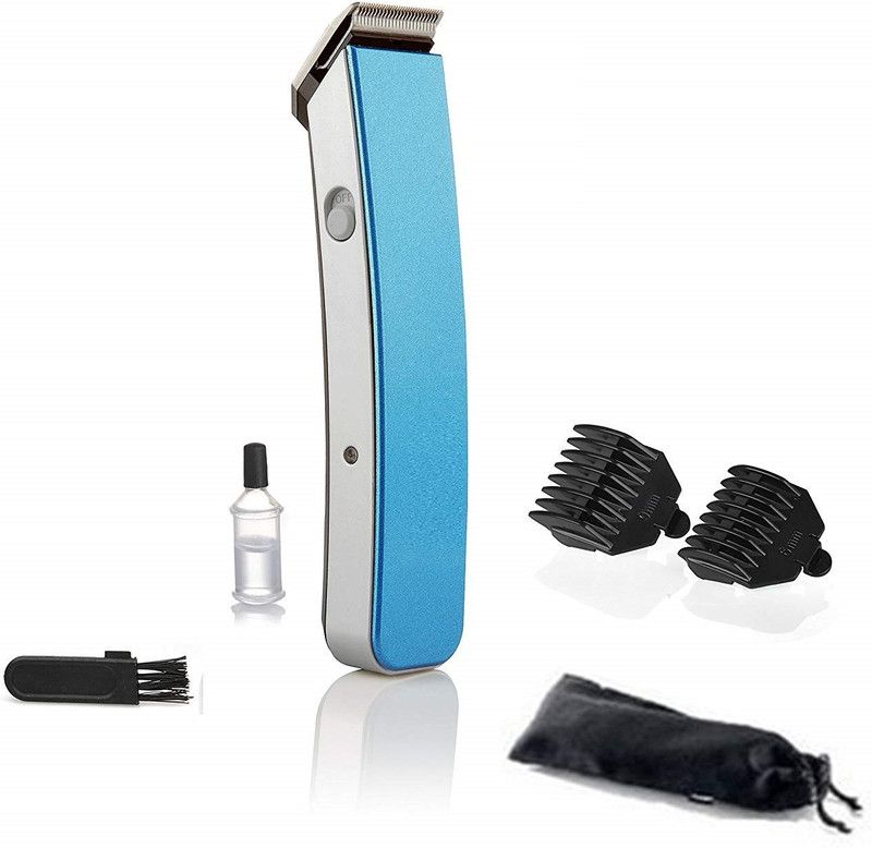 U Z A N ™ Electric blue - Rechargeable Cordless Beard Trimmer Trimmer 55 min Runtime 4 Length Settings  (Silver, Blue)