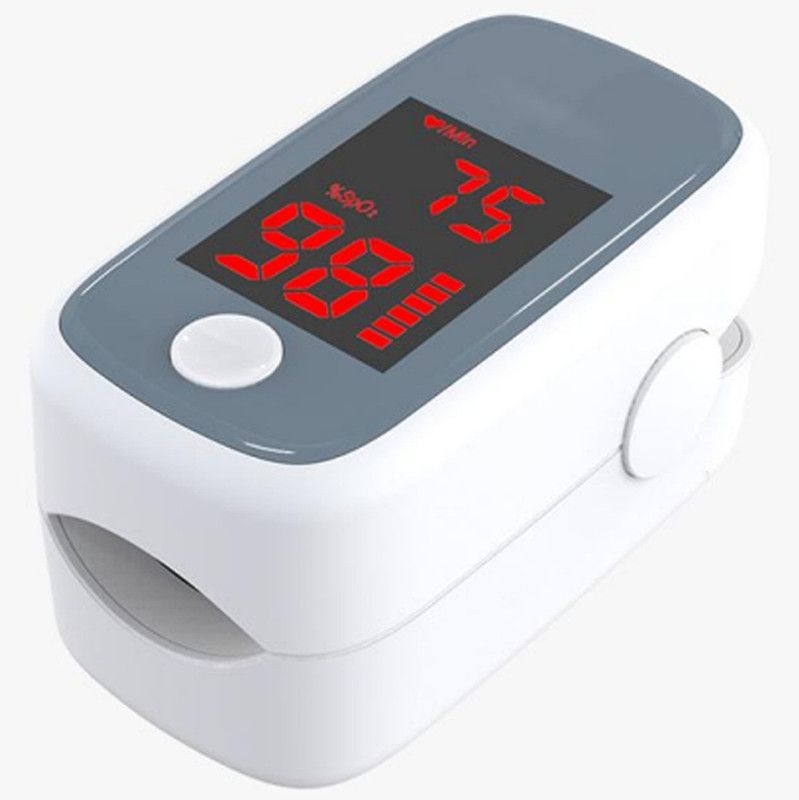 HealthEmate Intelligence Digital Pulse Oximeter  (gray)