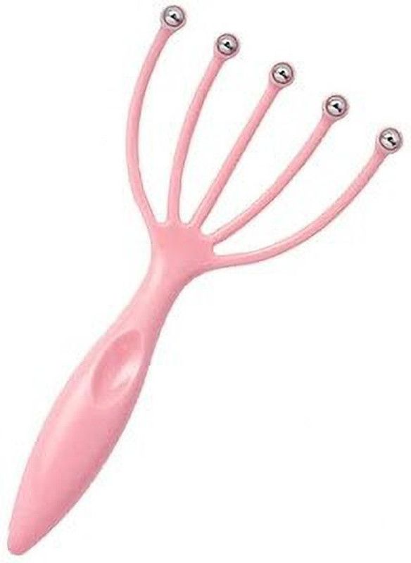 Dharm Enterprise 5 Finger Scalp Massager Strong Manual Head Massage Hand Held Scalp, Oil Massager Massager  (Multicolor)