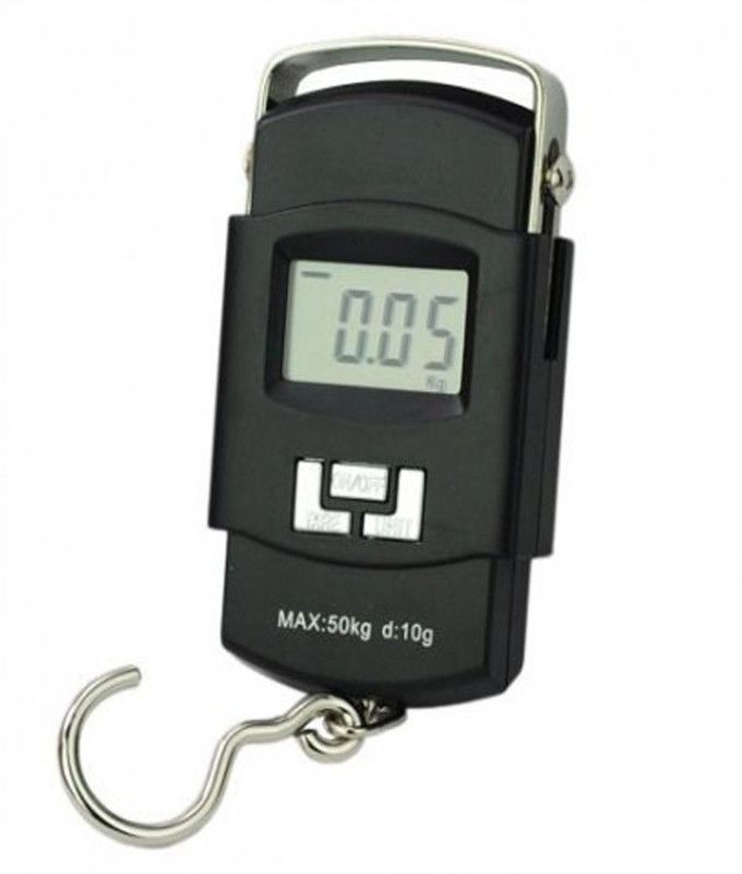 MAITRI ENTERPRISE Weighing Scale Digital Heavy Duty Luggage Weigh MAchine Portable, Hook , 50Kg Weighing Scale  (Black)