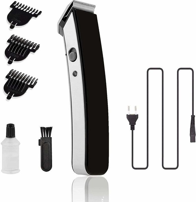 U Z A N Infinity Nova Ns-216 Trimmer 45 min Runtime 3 Length Settings  (Black, Steel)