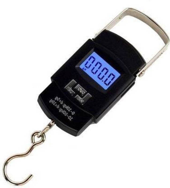 MAITRI ENTERPRISE 50Kg Portable Luggage Hanging Weight Machine Digital Weighing Scale (Black) Weighing Scale  (Black)