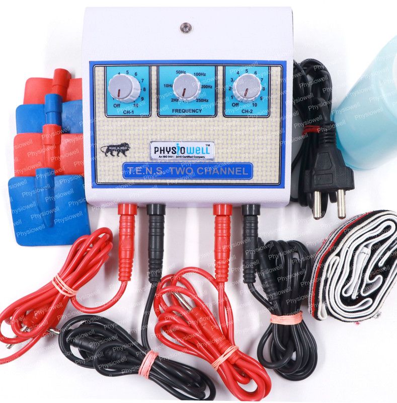 Physiowell Mini Tens 2 Channel Tens Machine for Physiotherapy Nerve Stimulator Physiotherapy Electrotherapy for Pain Relief physiotherapy equipment Electrotherapy Device  (PWL0046)