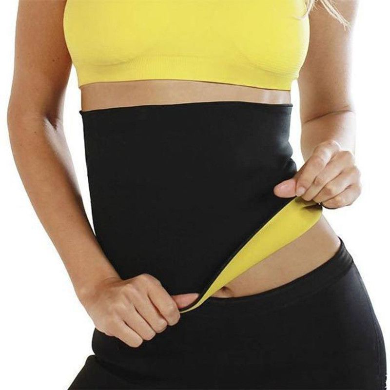 Vbhretail HOT SHAPER SLIMMING BELT ,Waist slimming belt, Fat Burn Slimming belt Slimming Belt  (Black)