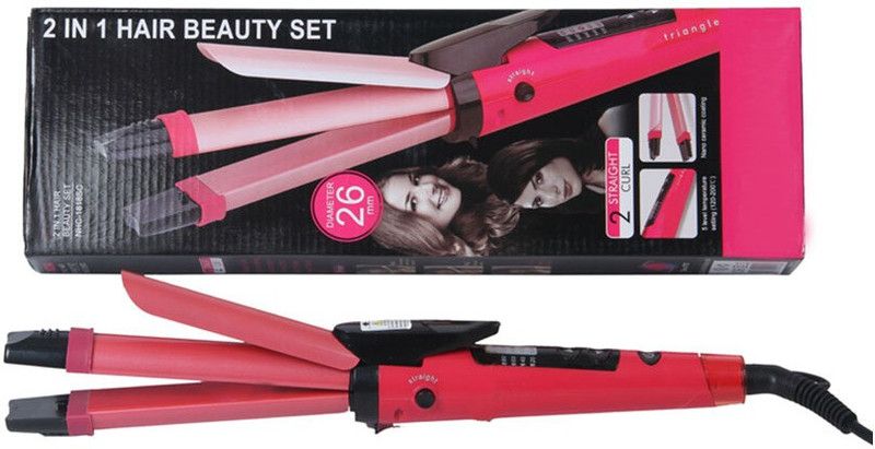 V&G Professional 1818 Temp Hair Straightener  (Pink)