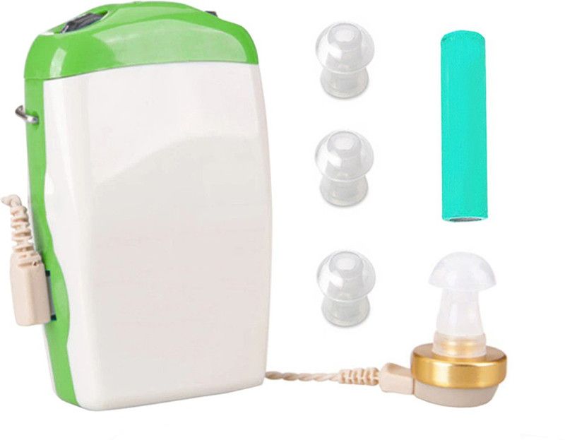HRH axon Visible Axon F-15 Sound Enhancement Amplifier Hearing Aid Machine In the Ear Hearing Aid  (Blue, White)