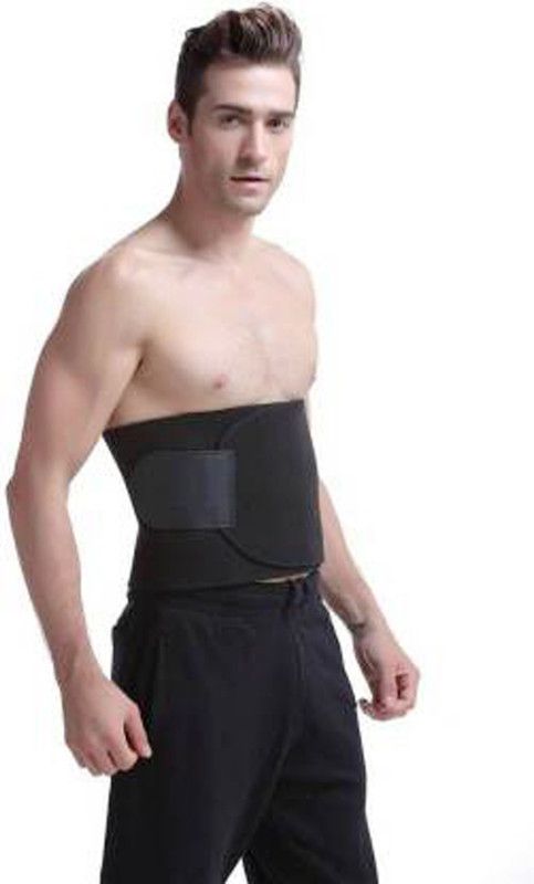 RBS New Soft (M SIZE) Unisex neoprene Sweat Slim Tummy Slimming Belt  (Black)