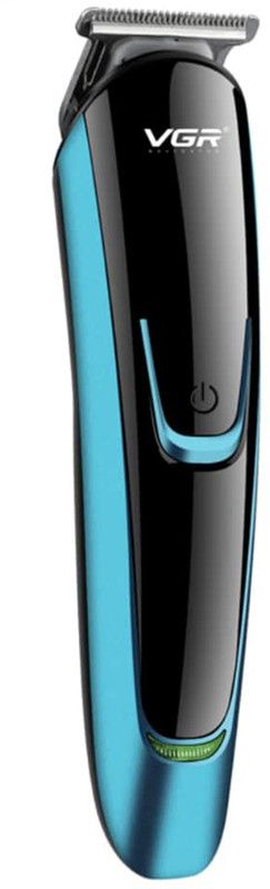 VGR V-183 Original Professional Hair Trimmer Trimmer 120 min Runtime 5 Length Settings  (Black, Blue)