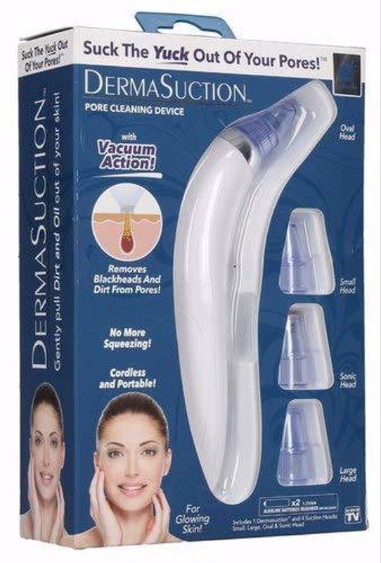 ZUDORA 4 in 1 Multi-Function Blackhead Whitehead Extractor Remover Device Facial Cleanser System & Brush