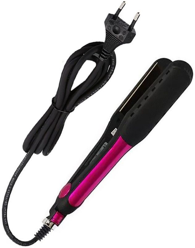 SDE RE-2081 Kemei Electric Fast Straightener, Curling and Straightening Hairdressing Kit. Hair Straightener  (Multicolor)