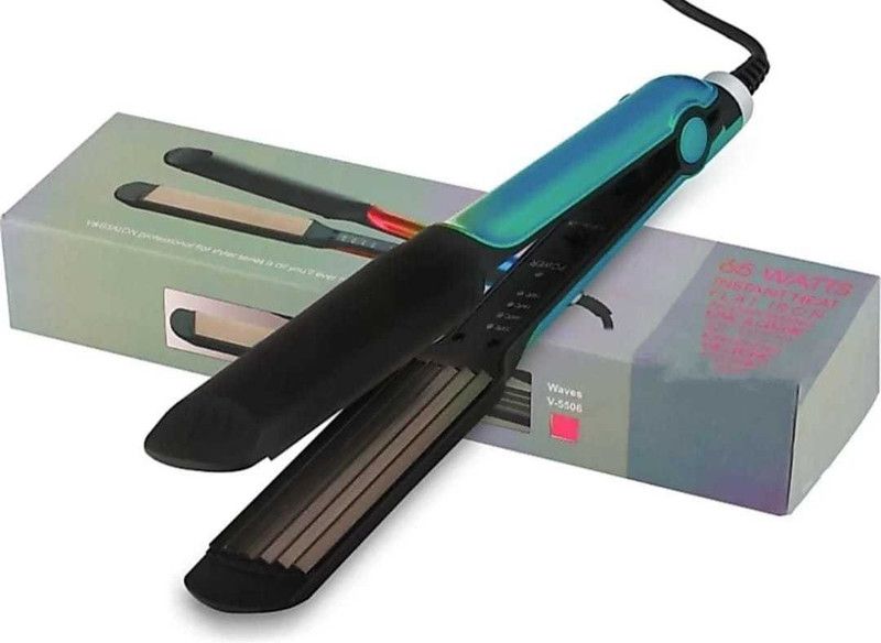 TOLERANCE VG-5506 5506 Hair Crimper With 4 X Protection Coating Electric Hair Styler  (Blue)