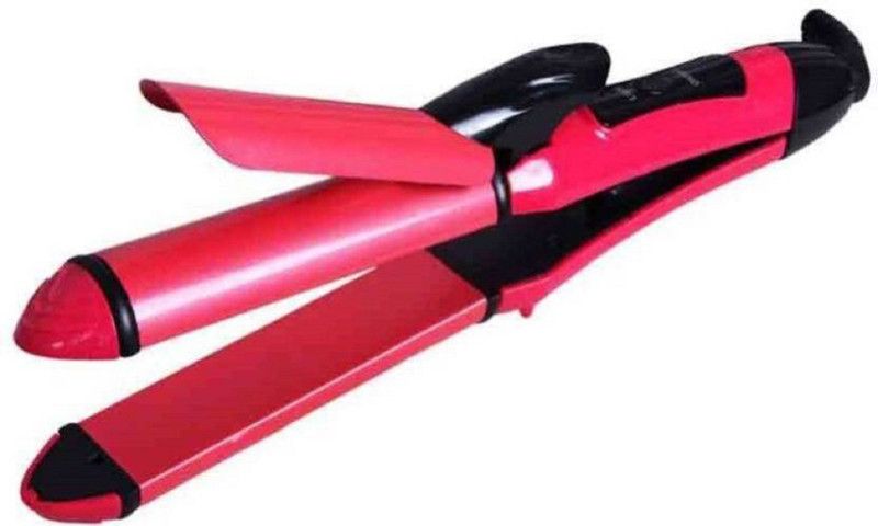 Life Friends Hair Straightener and Curler 2 in 1 Beauty Professional 2 In 1 Hair Straightener and Curler 2 in 1 Beauty Hair Straightener  (Pink)