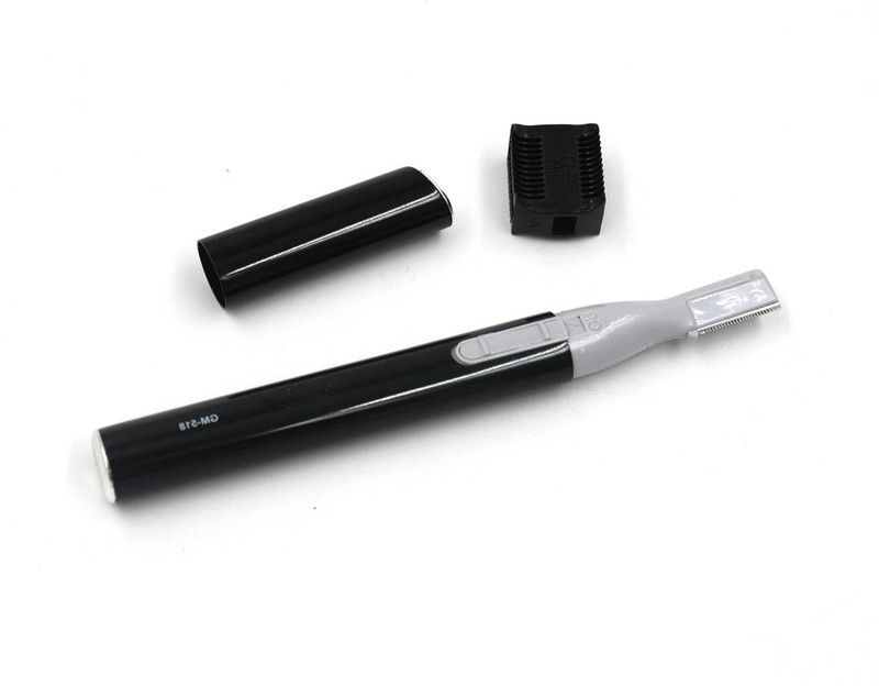 pro gemei D Professional Eyebrows/ Nose/ Facial Hair Trimmer Battery Operated Grooming Kit 360 min Runtime 1 Length Settings  (Black)
