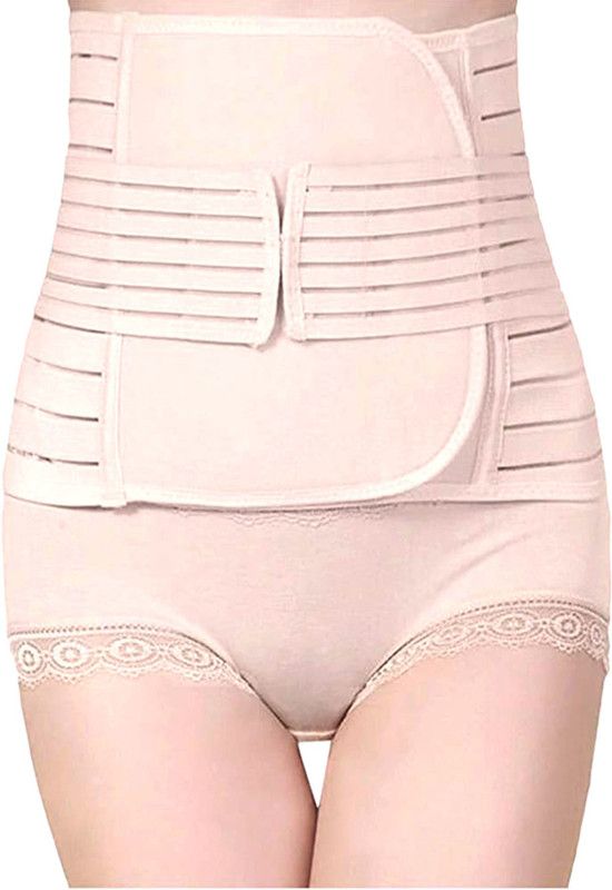 Selva Front Slimming Belt Waist Shaper Tummy Trimmer Waist Trimmer Belt Slimming Belt  (Beige)