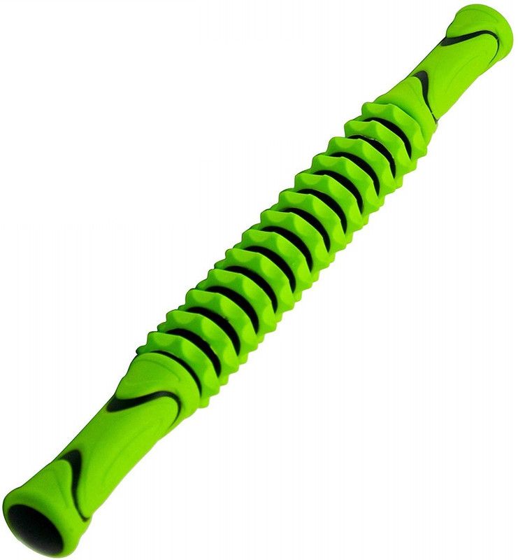 FEGSY Trigger Point Muscle Roller for Soreness and Tightness Deep Tissue Massage Roller Stick Full Body Massager Massage Roller Stick Massager  (Green)