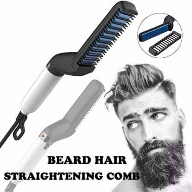 Noway Styling Hair Styler for Men Electric Beard Straightener Massage Hair Hair Straightener (Black) Hair Straightener  (Multicolor)