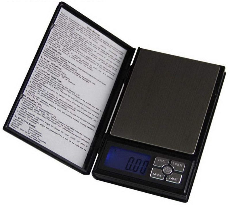KARUNYA Notebook Series Digital Scale Portable Weighing Machine for Jewellery Scaling Machine, Chem, Kitchen Small Weighing Machine, Digital LCD Display - 600g Weight Machine Weighing Scale  (Black)