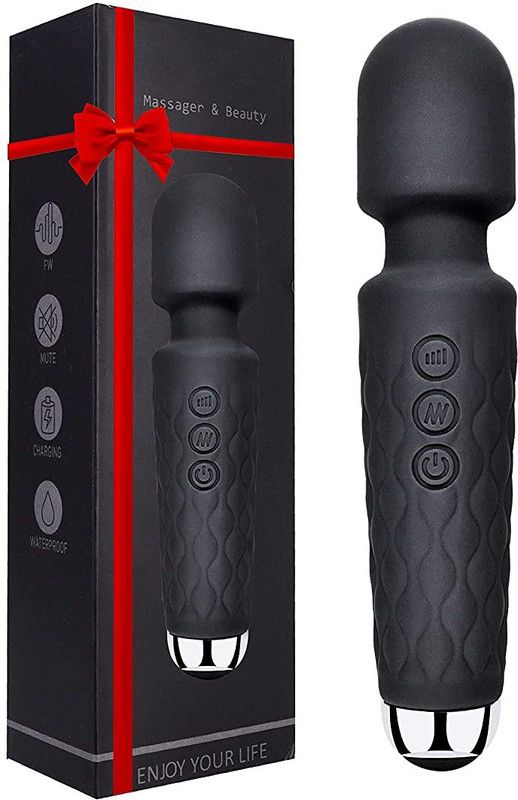 MUSLEK Handheld Wand Massager Vibrator M47 Personal Body Wand Massager Vibrator Mini Handheld Rechargeable Waterproof M47 Massager  (Multicolor)