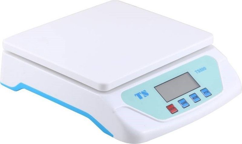 NIVAYO Weighing Machine For Kitchen With LED Light, Digital Electronic Weight Scale 30 Kg TS-500 Multipurpose Personal Use Health Home Gym Weighing Scale (White) Weighing Scale (White, off white) Weighing Scale  (White)