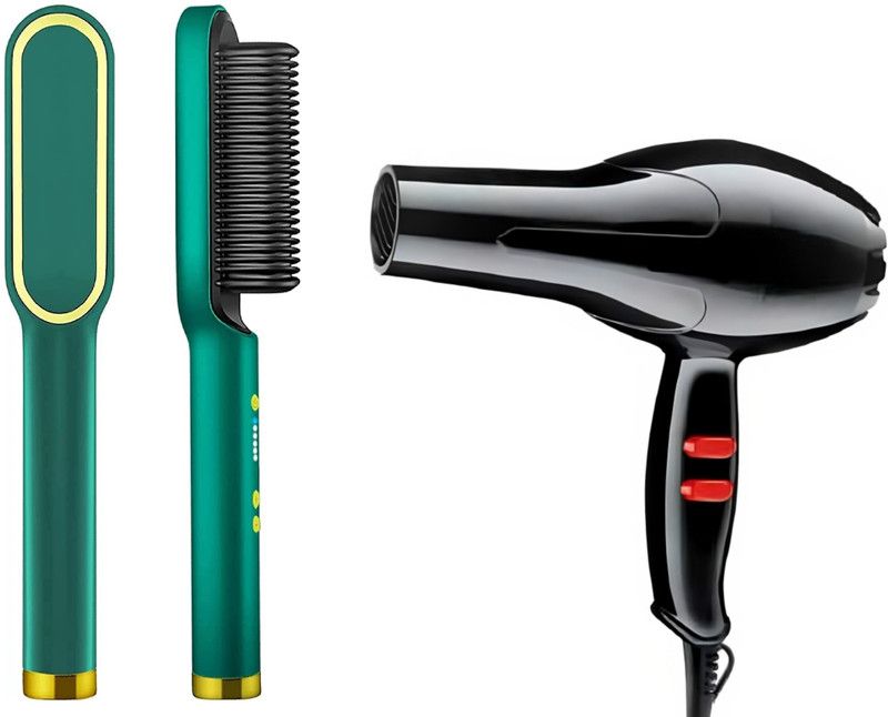 snowworld Fast Straightener comb With Hair Dryer 1154 Personal Care Appliance Combo  (Hair Straightener, Hair Dryer)