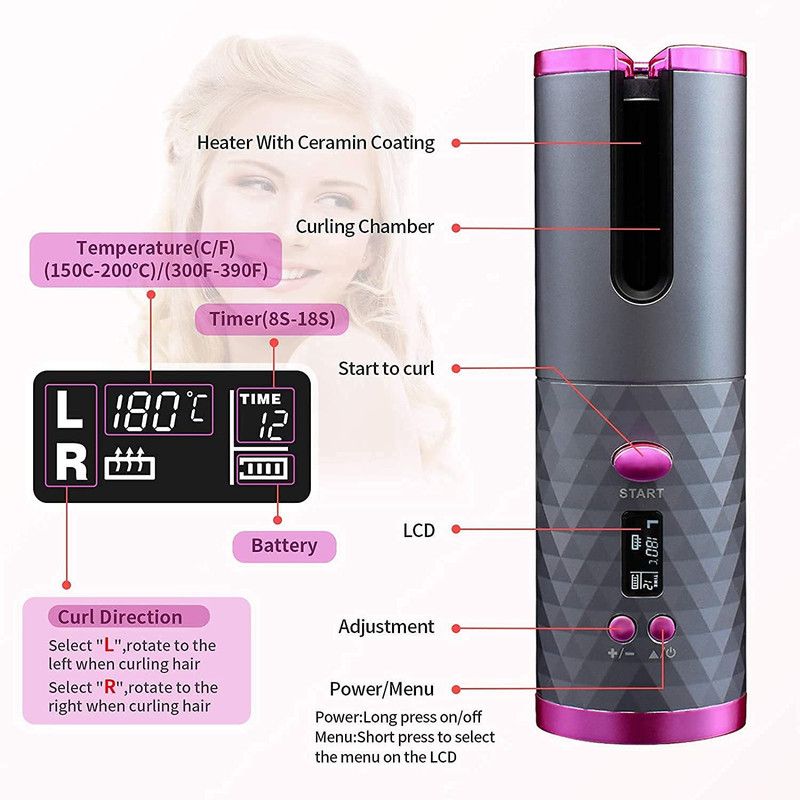 vk sales 1 Electric Hair Curler  (Barrel Diameter: 5.6 cm)