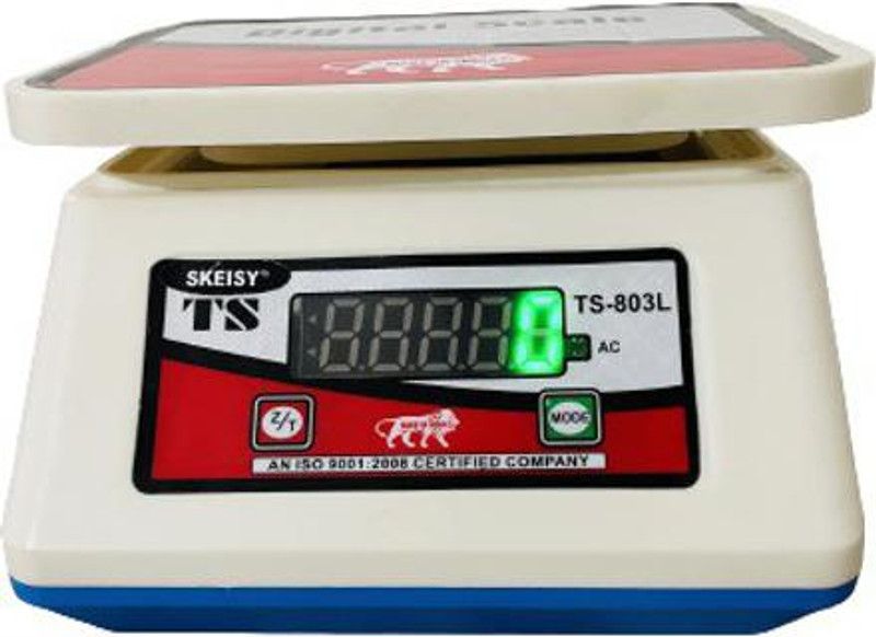 Skeisy new-ts-803-white-weghting machine and led display low battery indicator, Weighing Scale  (White)