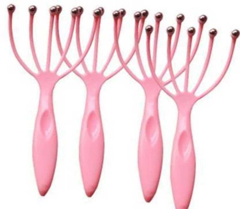 vihan marketing Head Massager for Pain Relief ,Head Scalp Massager ,Protable Hand Held Hair Massager,head Scratcher for Deep Relaxation Massager  (Pink)