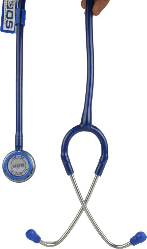 Bos Medicare Surgical Dual Head Stethoscope for Doctors & Students Cardio SS ( Bosm 11 ) Blue SS Stethoscope  (Blue)